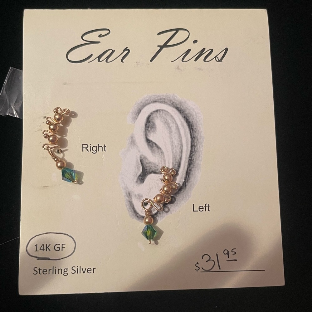 Ear climber earrings